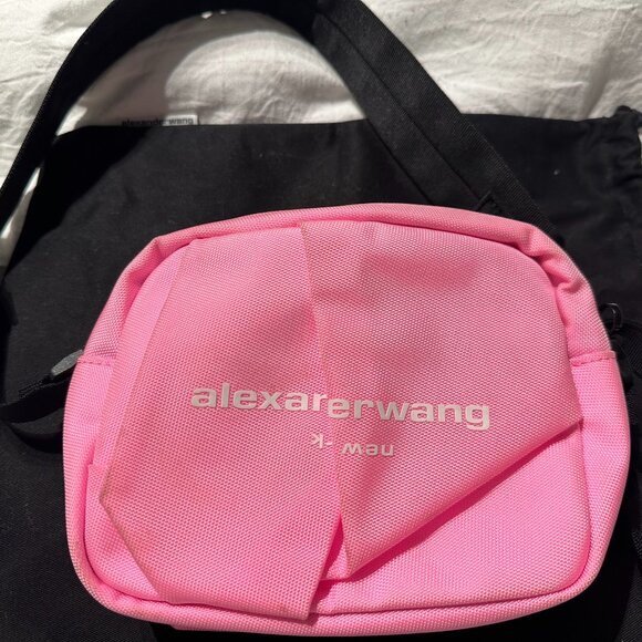 Alexander Wang Wangsport Pink Deconstructed Camera Bag - Picture 1 of 3